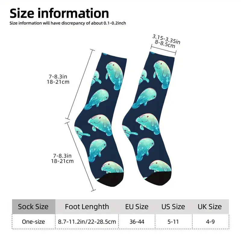 Manatee Socks Teal